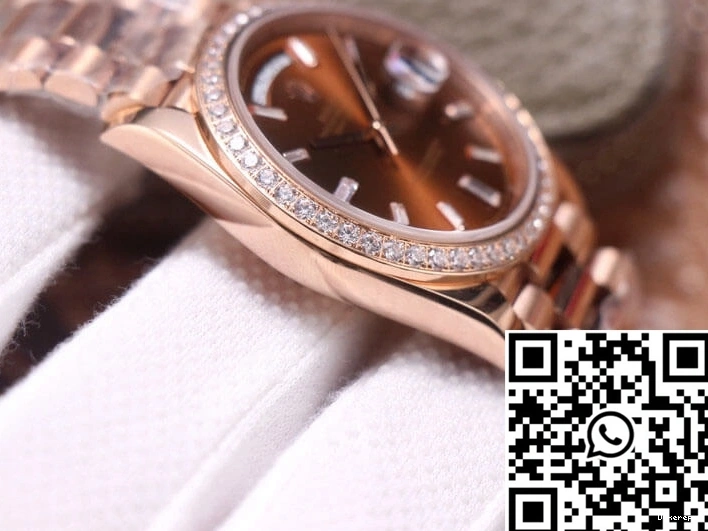 Day-Date EW Color Diamond Dial Rolex M228345RBR-0006 Chocolate Factory 0404